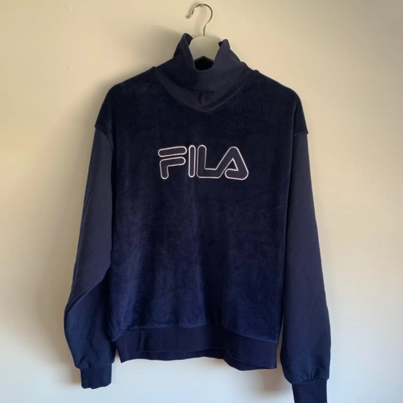 fila velvet sweater